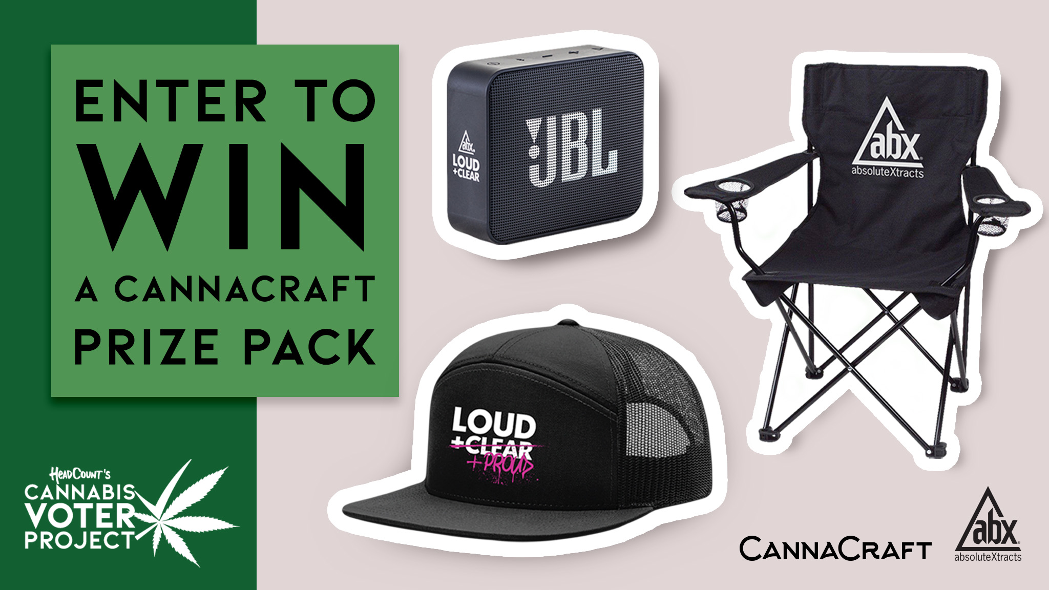 Enter to Win a CannaCraft Prize Pack | Cannabis Voter Project